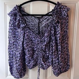 Zara floral shirt